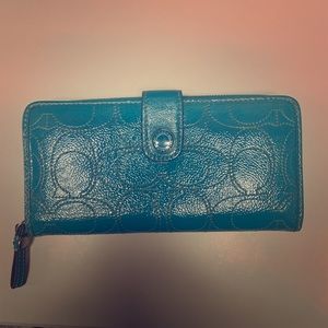 Blue Coach wallet
